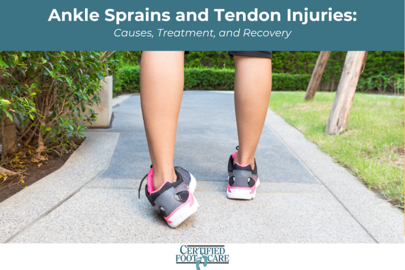 Ankle Sprains and Tendon Injuries Causes, Treatment, and Recovery